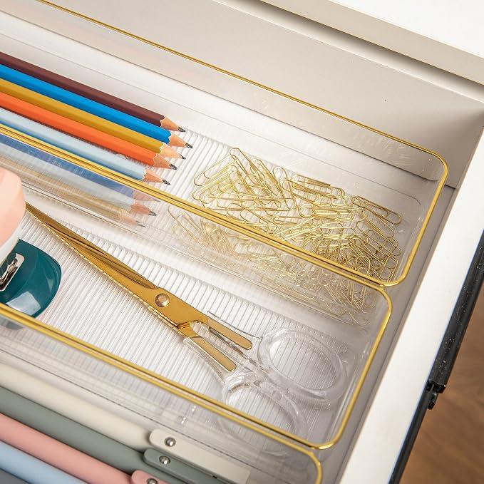 Martha Stewart Kerry Stackable Desk Drawer Organizers - Image 6