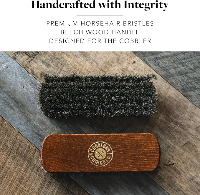 Cobbler's Choice Horsehair Shoe Brush - Image 4