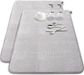 2 Pack Extra Large Microfiber Dish Drying Mat, 30 x 24 Inch, Draining Racks by Baaxxango