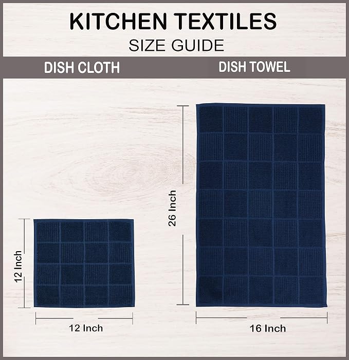 AMOUR INFINI Dish Cloths for Washing Dishes Set of 8 - Image 5