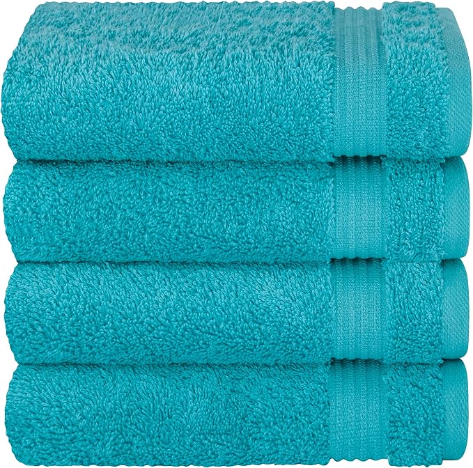 Cotton Paradise 100% Cotton Turkish Towel Set, Soft Absorbent Quick Dry - Image 5