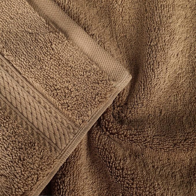 Superior Egyptian Cotton 800 GSM Plush & Absorbent, 9 Piece Set, Latte | Quick - Image 5