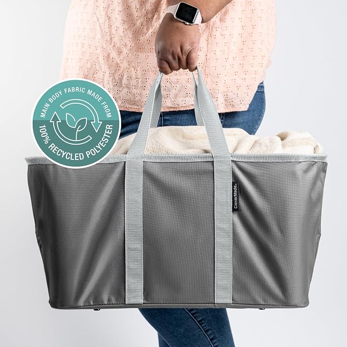 CleverMade Collapsible Fabric Laundry Baskets - Image 7