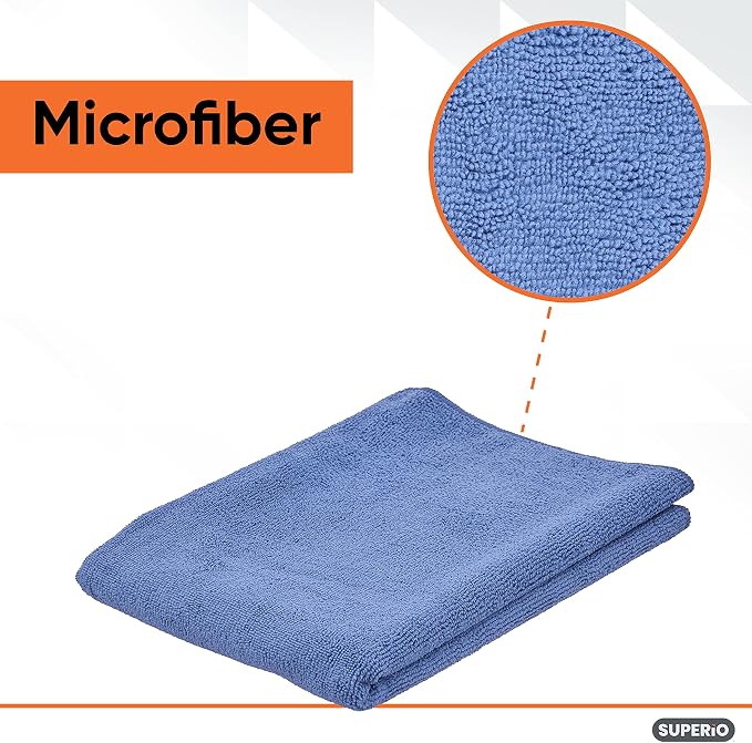 Superio Microfiber Squeegee Mopping Towel Extra Large Miracle Cloth 16"x 24" - Image 2