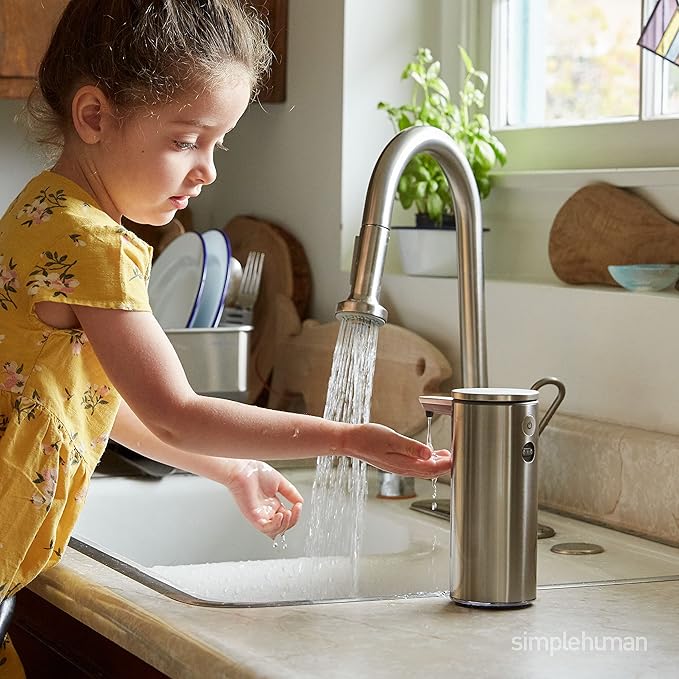 simplehuman 9 oz. Touch-Free Rechargeable Sensor Liquid Soap Pump Dispenser - Image 7