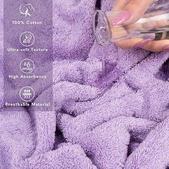 American Soft Linen 100% Cotton Luxury Turkish Towels, 35x70 XL Bath Sheet | - Image 4