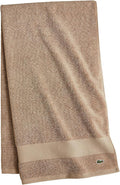Lacoste Heritage 100% Supima Cotton Bath Towel 30" x 54", Sand | Highly by Unknown