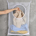 Hanging Laundry Hamper Bag Mesh Laundry Bag 30 x 20 Inch by Unknown