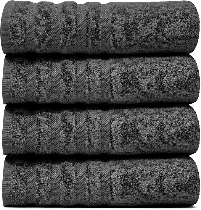 Hearth & Harbor Bath Towels for Bathroom by HearthHarbor