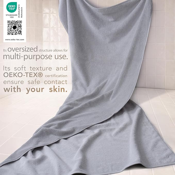 Cotton Paradise 100% Cotton Turkish Towel, Soft Absorbent Quick Dry, 40x80 - Image 3