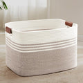 86L Large Woven Laundry Basket Hamper by SunNewt