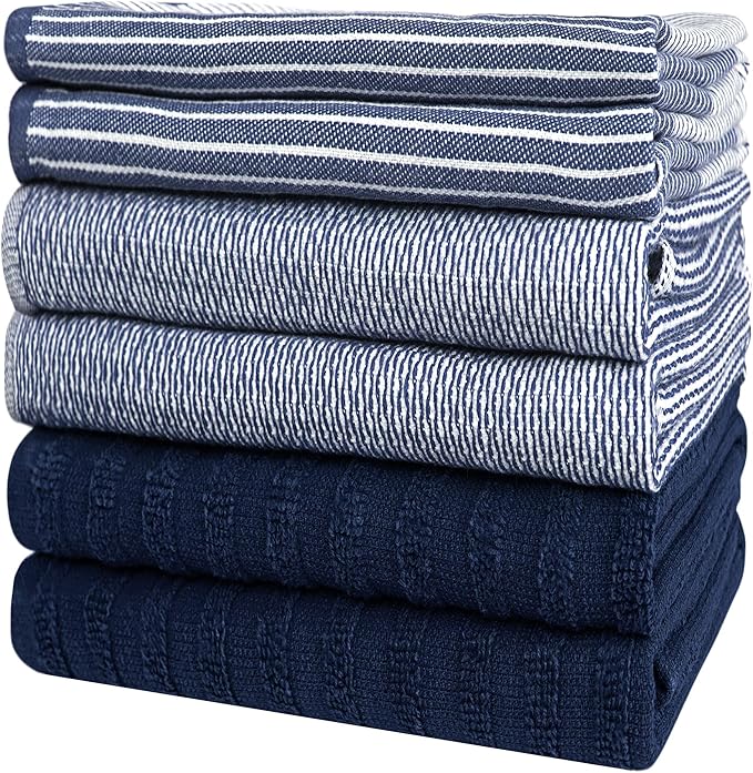 Premium Kitchen Towels 6 Pack 100% Cotton - Image 6