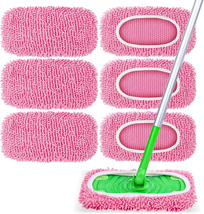 6 Pack Reusable Mop Pads Compatible by Unknown