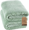 Hawmam Linen Jumbo Large Bath Sheets Towels 2 Pack Soft and Absorbent by HawmamLinen