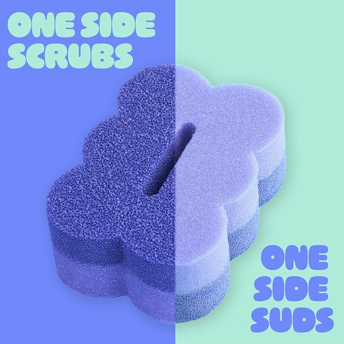 Brite by Scotch-Brite 2-Sided Scrub & Wipe Sponge, Midnight Mode, 6 | Scrubbing - Image 3