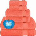 Cotton Paradise 6 Piece Towel Set, 100% Cotton Soft Absorbent Turkish Towels by UNITEDHOMETEXTILE