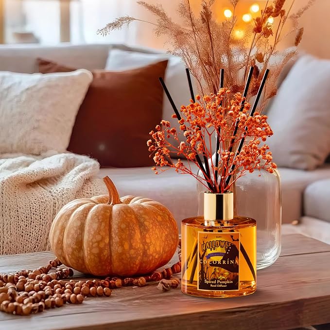 Reed Diffuser - Spiced Pumpkin 6.7 fl oz Scented Diffuser - Image 3