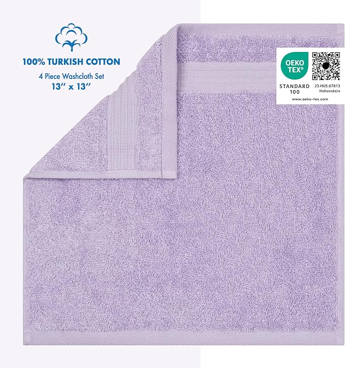 Cotton Paradise 100% Cotton Turkish Towel Set, Soft Absorbent Quick Dry - Image 2