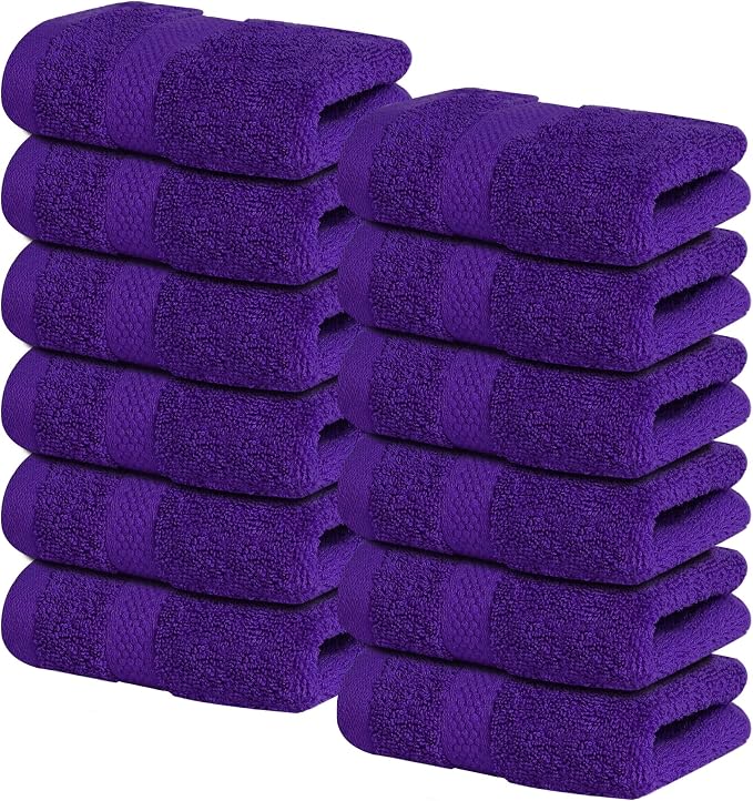 Infinitee Xclusives 100% Cotton Luxury Wash Cloths by InfiniteeXclusives