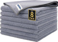 Microfiber Cleaning Cloth, Premium 8 Pack Cleaning Towels, Lint-Free by HOMERHYME