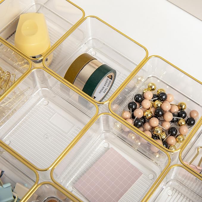 Martha Stewart Kerry Stackable Desk Drawer Organizers - Image 6