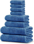 8 Piece Towel Set, 2 XL Bath, 2 Hand, 4 Washcloth, Lighter Weight, Quicker to by TensTowels