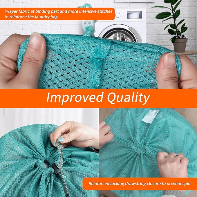 Polecasa Heavy Duty Diamond Mesh Laundry Bag - Image 4
