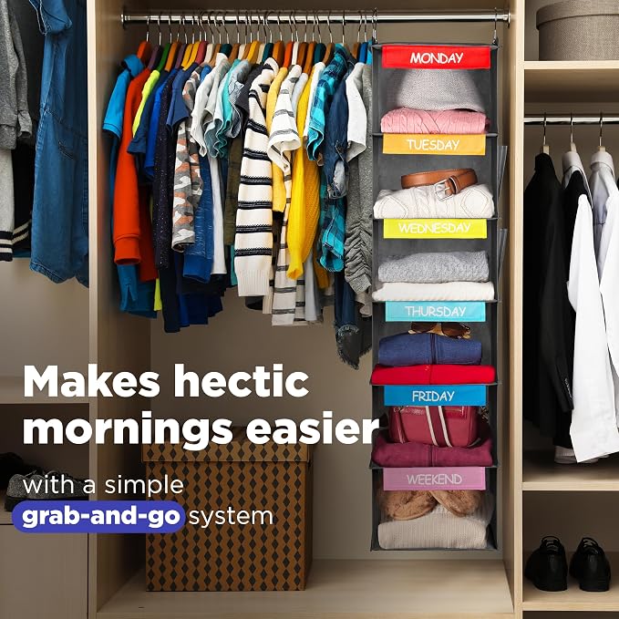 Handy Laundry Hanging Clothes Organizer - Image 6