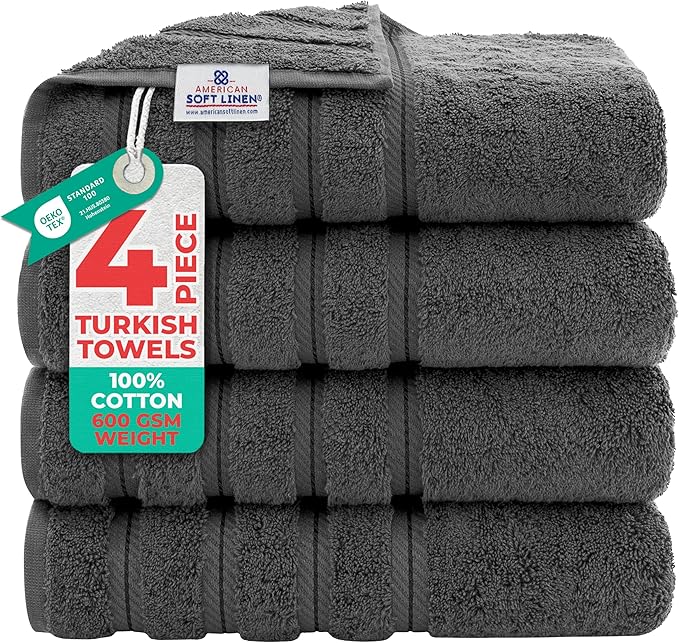 American Soft Linen 100% Cotton Luxury Turkish Towels by AmericanSoftLinen