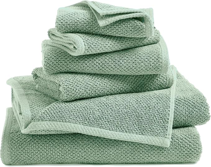 Great Bay Home 100% Cotton 6 Piece Towel Set by GreatBayHome