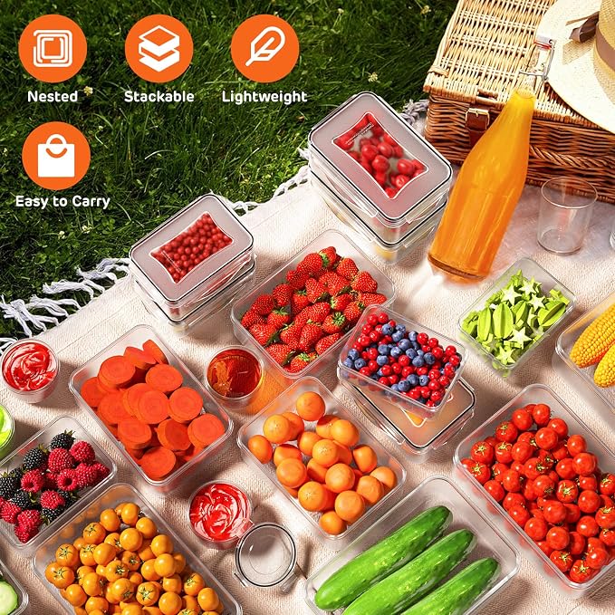 44 PCS Airtight Food Storage Container - Image 5