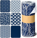 72 Pcs Reusable Paper Towels Kitchen Cloths Japanese Style by Noveread