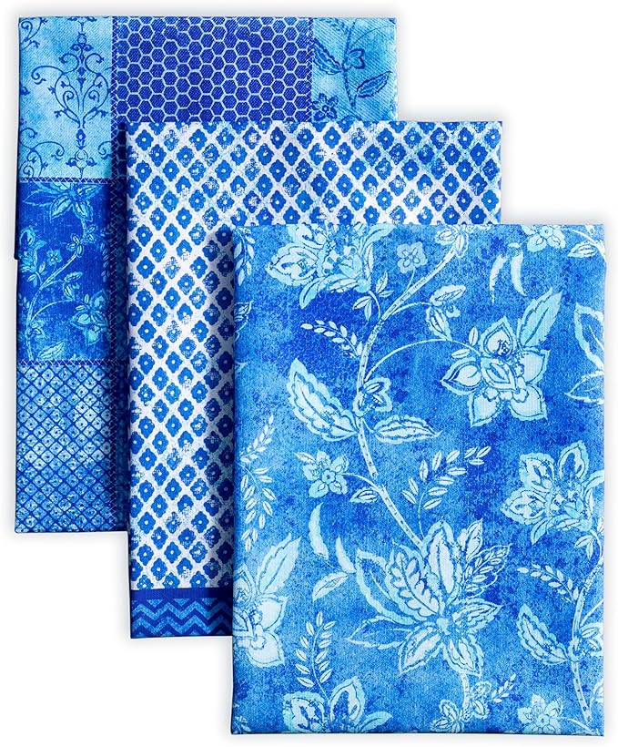 Maison d' Hermine Kitchen Towels Set of 3 Reusable 100% Cotton 27.50" x 20" by MaisondHermine