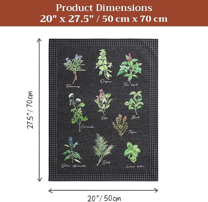 Maison d' Hermine Kitchen Towels Set of 2 Reusable 100% Cotton 27.50" x 20" - Image 7