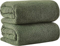 Great Bay Home 100% Cotton Oversized 2 Pack 68x35 Extra Large Towel Set by GreatBayHome