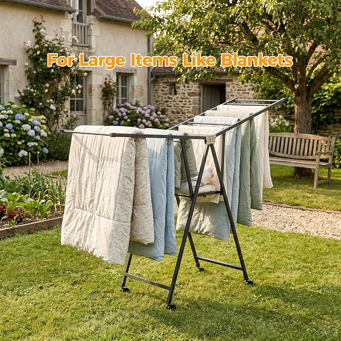 Clothes Rack, 2-Tier Drying Hanger, - Image 4