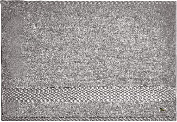Lacoste Heritage 100% Supima Cotton Tub Mat 21" x 31", Meteorite | Highly by Unknown