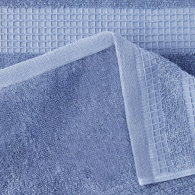 Amazon Basics Organic Cotton Waffle Kitchen Dish Cloths, Ultra Absorbent - Image 3