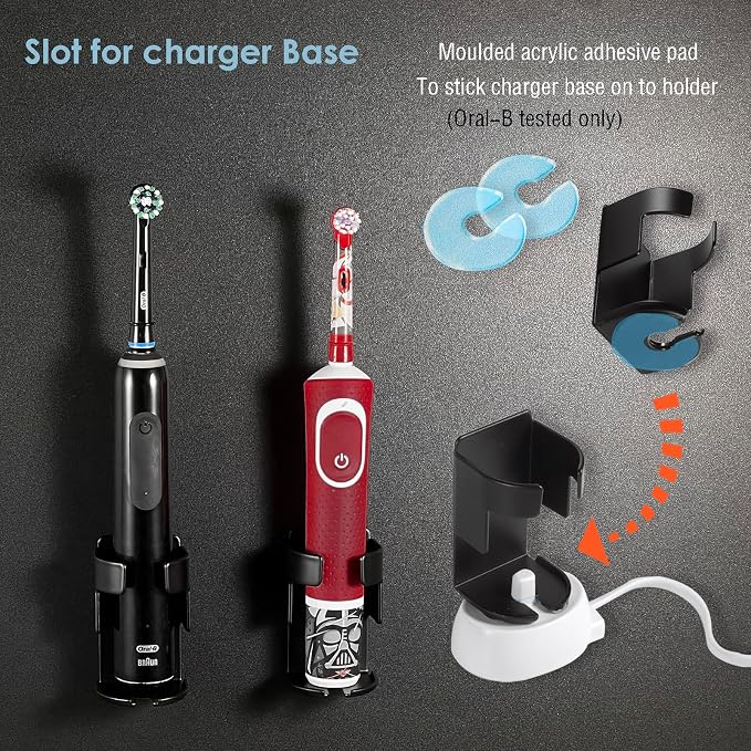 All Metal Electric Toothbrush Holder - Image 4