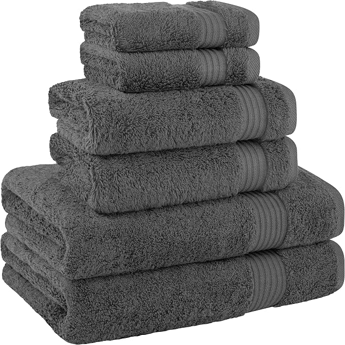 Cotton Paradise Towel Set of 6, 2 Bath Towels, 2 Hand Towels and 2 Washcloths - Image 5