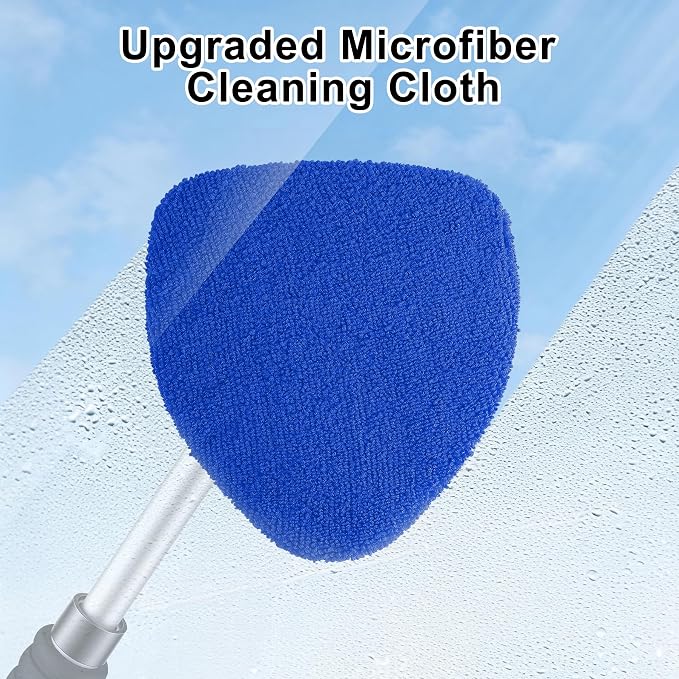 JUSTTOP Windshield Cleaner Tool, Car Interior and Exterior Window Cleaning Kit - Image 2