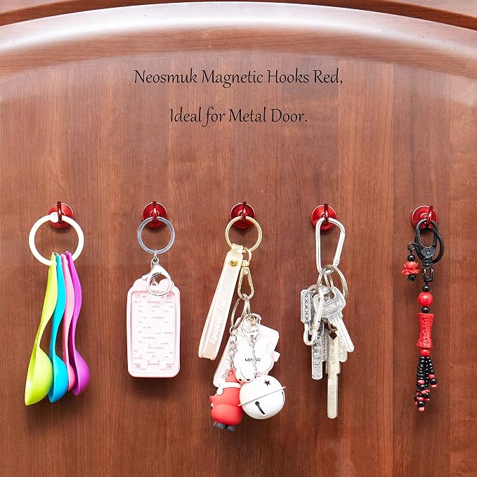 Neosmuk Magnetic Hooks, 40lb Heavy Duty, 10 Pack - Image 6
