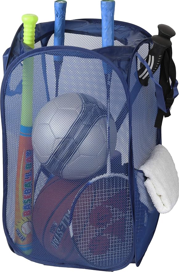 Simple Houseware Mesh Pop-Up Laundry Hamper - Image 4