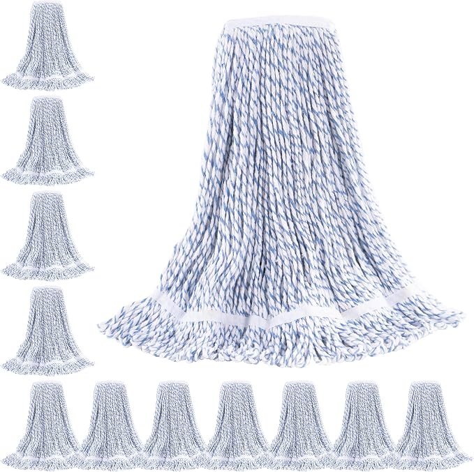 Matthew Cleaning Looped-End Pack of 12 Cotton, 1.25'' Universal Headband Heavy by MATTHEWCLEANINGPRODUCTS