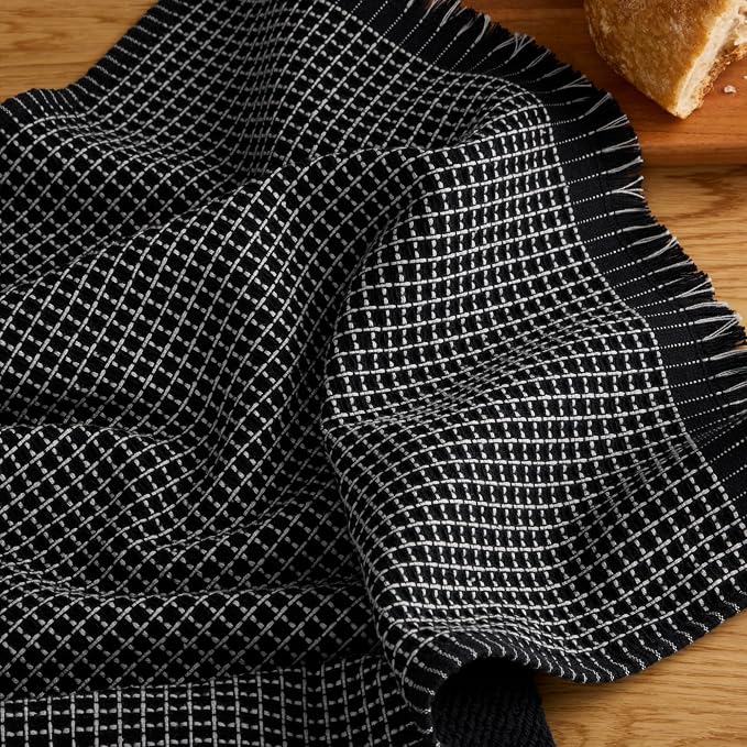 KitchenAid Gourmet Series Gridlines Kitchen Towels 3-Pack Set, 100% Cotton - Image 5
