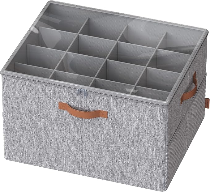 SONGMICS Shoe Organizer for Closet, Fabric Bins, Fits up to 16 Pairs by Unknown