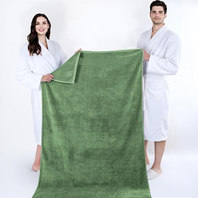 Cotton Paradise 100% Cotton Turkish Towel Set, Soft Absorbent Quick Dry - Image 5