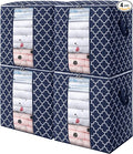 Storage Bags 4 Pack 100L Clothes Organization and Storage Containers | Large by WiseLife