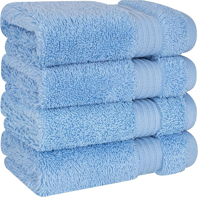 Cotton Paradise 100% Cotton Turkish Towel Set, Soft Absorbent Quick Dry - Image 3