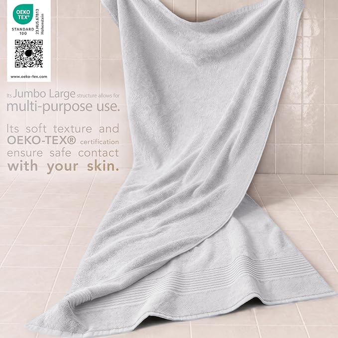 Cotton Paradise 100% Cotton Hand Towels, 2 Piece 35x70 Hand Bath Towels - Image 3